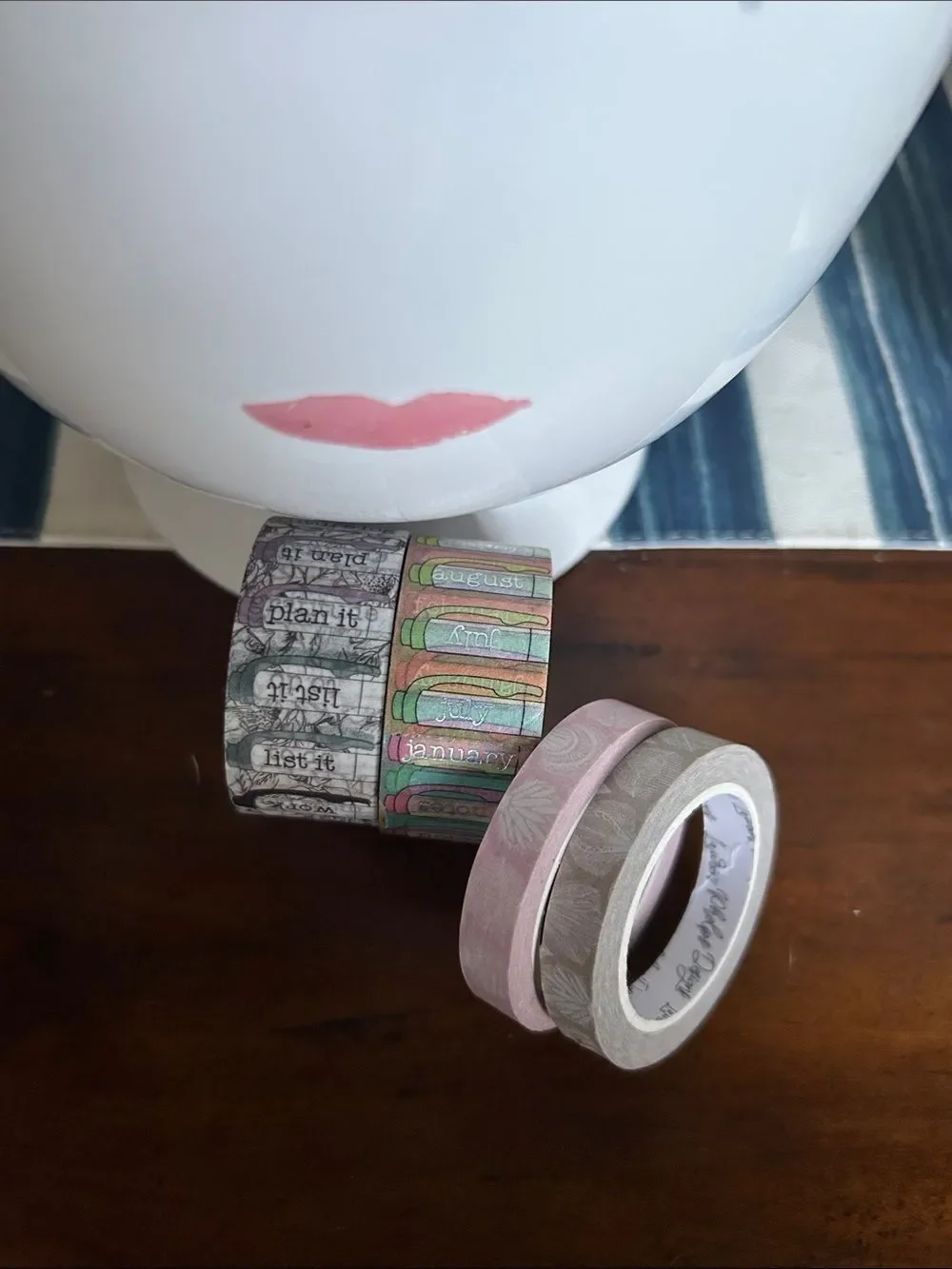 Decorative Pink and Neutral Washi Tape Set for Home Parties Lauren Phelps bundle